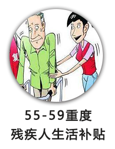 55-59重度残疾人生活补贴
